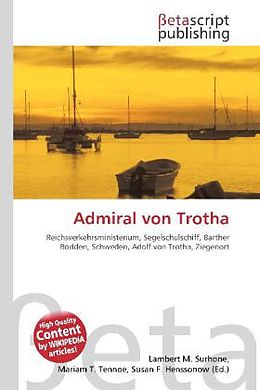 Kartonierter Einband Admiral von Trotha von 