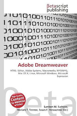 Kartonierter Einband Adobe Dreamweaver von 