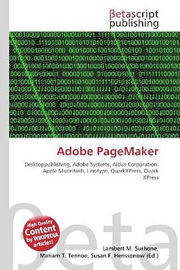 Kartonierter Einband Adobe PageMaker von 