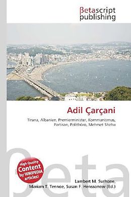 Kartonierter Einband Adil Çarçani von 