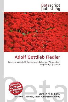 Kartonierter Einband Adolf Gottlieb Fiedler von 