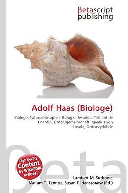 Kartonierter Einband Adolf Haas (Biologe) von 