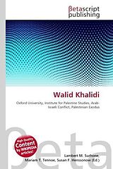 Couverture cartonnée Walid Khalidi de 