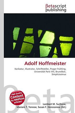 Kartonierter Einband Adolf Hoffmeister von 