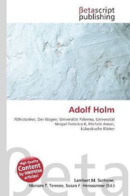 Kartonierter Einband Adolf Holm von 