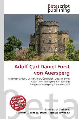 Kartonierter Einband Adolf Carl Daniel Fürst von Auersperg von 
