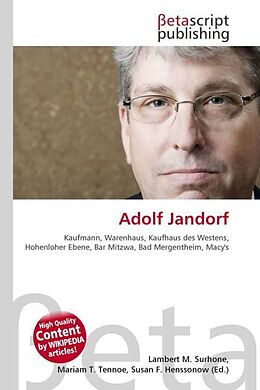 Kartonierter Einband Adolf Jandorf von 