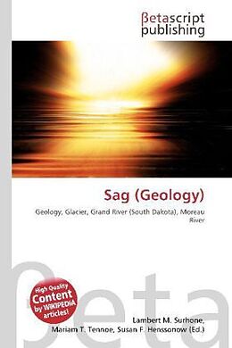 Couverture cartonnée Sag (Geology) de 