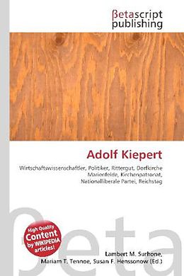 Kartonierter Einband Adolf Kiepert von 