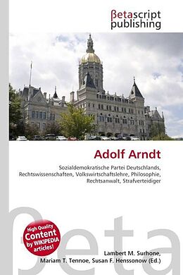 Kartonierter Einband Adolf Arndt von 