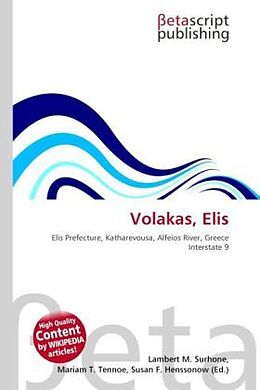 Couverture cartonnée Volakas, Elis de 