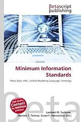 Kartonierter Einband (Kt) Minimum Information Standards von 