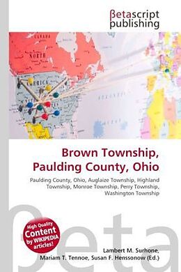 Couverture cartonnée Brown Township, Paulding County, Ohio de 