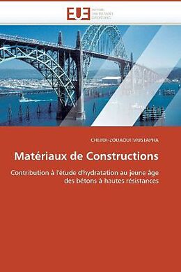 Couverture cartonnée Matériaux de Constructions de Cheikh-Zouaoui Mustapha