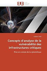 Couverture cartonnée Concepts d'analyse de la vulnérabilité des infrastructures critiques de Frédéric Petit