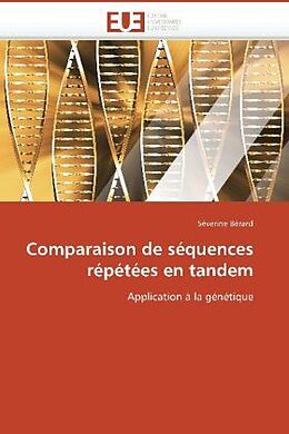 Couverture cartonnée Comparaison de séquences répétées en tandem de Berard-S