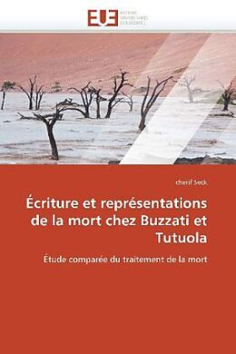 Couverture cartonnée Écriture et représentations de la mort chez Buzzati et Tutuola de Seck-C