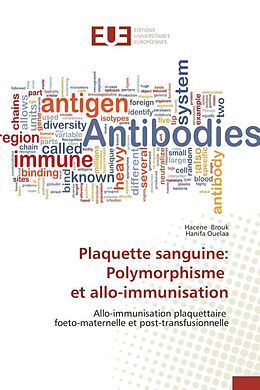 Couverture cartonnée Plaquette sanguine: Polymorphisme et allo-immunisation de Hacene Brouk, Hanifa Ouelaa