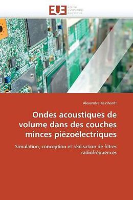 Couverture cartonnée Ondes acoustiques de volume dans des couches minces piézoélectriques de Reinhardt-A