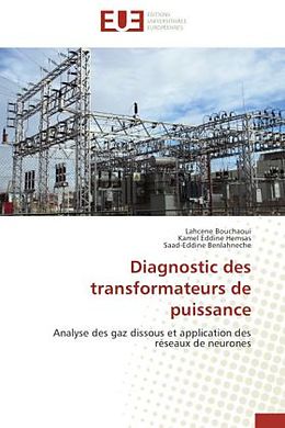 Couverture cartonnée Diagnostic des transformateurs de puissance de Lahcene Bouchaoui, Kamel Eddine Hemsas, Saad-Eddine Benlahneche