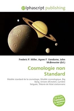 Couverture cartonnée Cosmologie non Standard de 