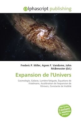 Couverture cartonnée Expansion de l'Univers de 