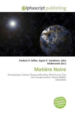 Couverture cartonnée Matière Noire de 