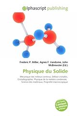 Couverture cartonnée Physique du Solide de 