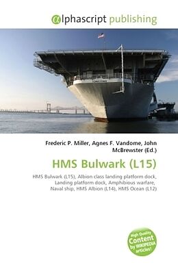 Couverture cartonnée HMS Bulwark (L15) de 