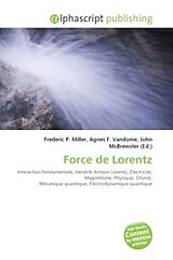 Couverture cartonnée Force de Lorentz de 