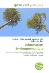 Couverture cartonnée Information Environnementale de 