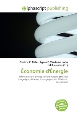 Couverture cartonnée Économie d'Énergie de 