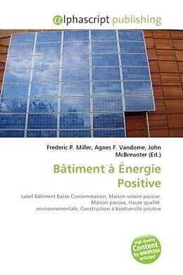 Couverture cartonnée Bâtiment à Énergie Positive de 