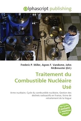 Couverture cartonnée Traitement du Combustible Nucléaire Usé de 