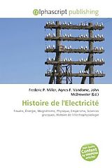Couverture cartonnée Histoire de l'Electricité de 