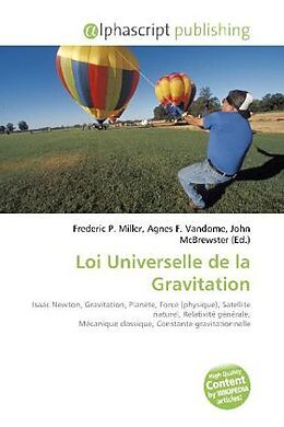 Couverture cartonnée Loi Universelle de la Gravitation de 