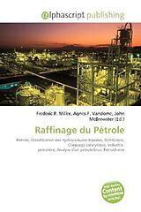 Couverture cartonnée Raffinage du Pétrole de 