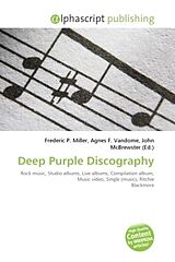 Couverture cartonnée Deep Purple Discography de 