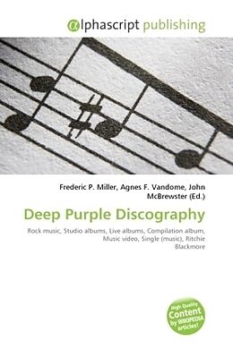 Couverture cartonnée Deep Purple Discography de 