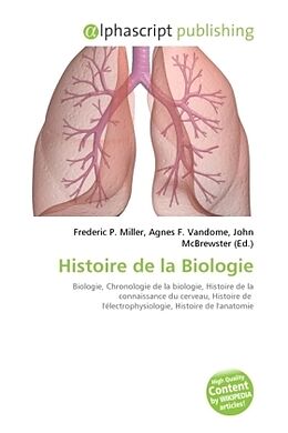 Couverture cartonnée Histoire de la Biologie de 