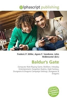 Couverture cartonnée Baldur's Gate de 