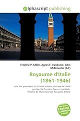 Couverture cartonnée Royaume d'Italie (1861-1946) de 