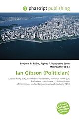 Couverture cartonnée Ian Gibson (Politician) de 