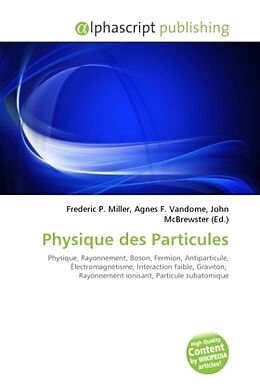 Couverture cartonnée Physique des Particules de 