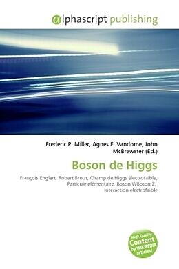 Couverture cartonnée Boson de Higgs de 