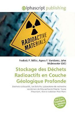 Couverture cartonnée Stockage des Déchets Radioactifs en Couche Géologique Profonde de 