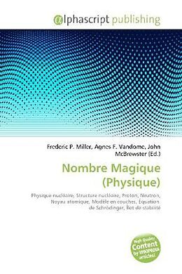 Couverture cartonnée Nombre Magique (Physique) de 