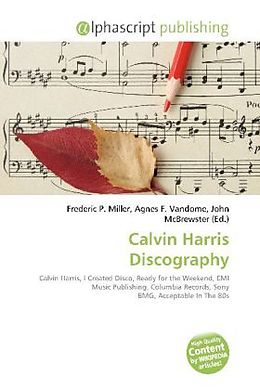 Kartonierter Einband Calvin Harris Discography von 