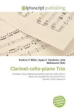 Couverture cartonnée Clarinet-cello-piano Trio de 