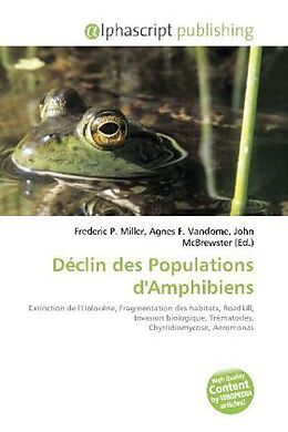 Couverture cartonnée Déclin des Populations d'Amphibiens de 